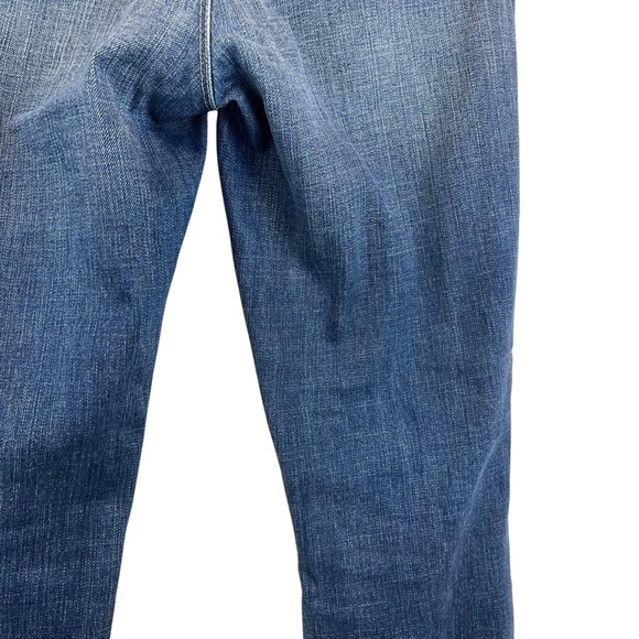 L'AGENCE High Line  High Rise Jeans Medium Blue Fitted Stretchy Cotton Blend 27 - Picture 9 of 12